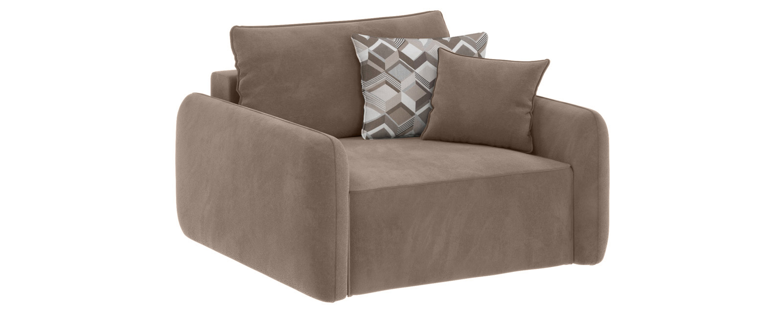 Brązowy fotel industrialny Vinci